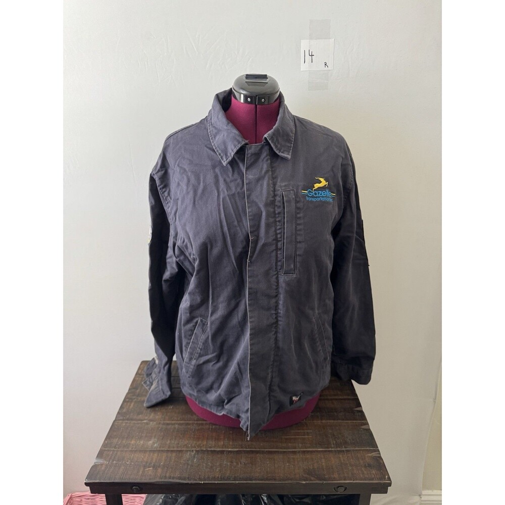Walls FR Gazelle Transportation Inc. Work Jacket Flame Resistant Navy Size L Reg